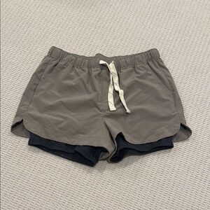 UpWest Women's Athletic Shorts - Gray and Black